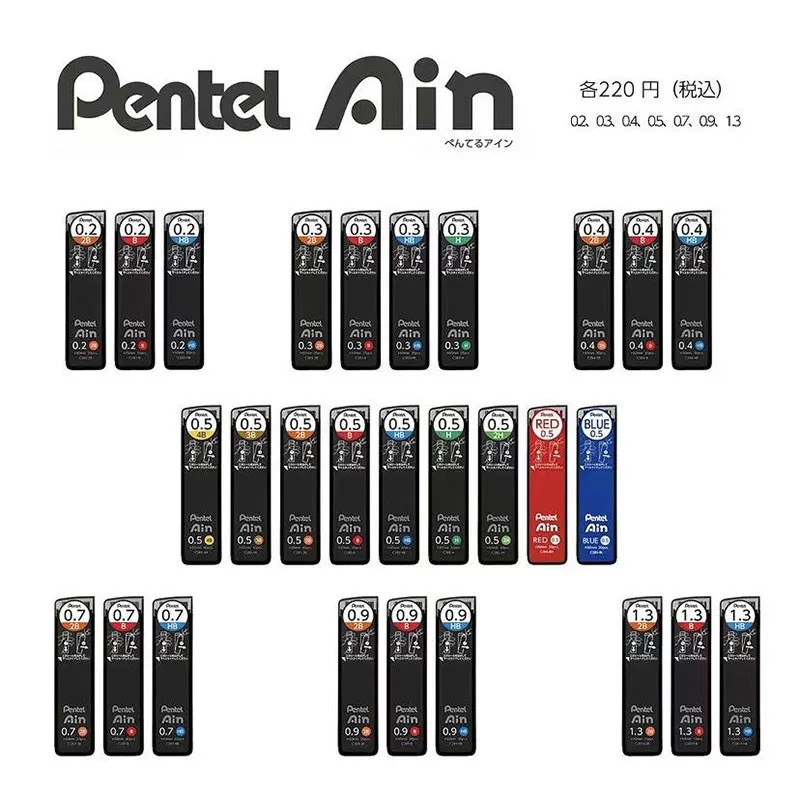 Pentel Pen Energel - Lápiz mecánico japonés Pentel Ain C285,
