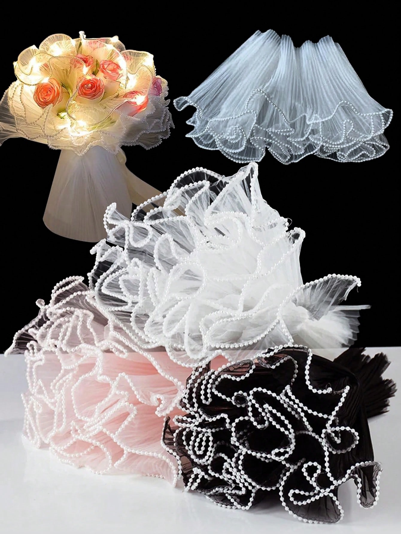 Anda Florist Supply - Papel de malla para envolver flores