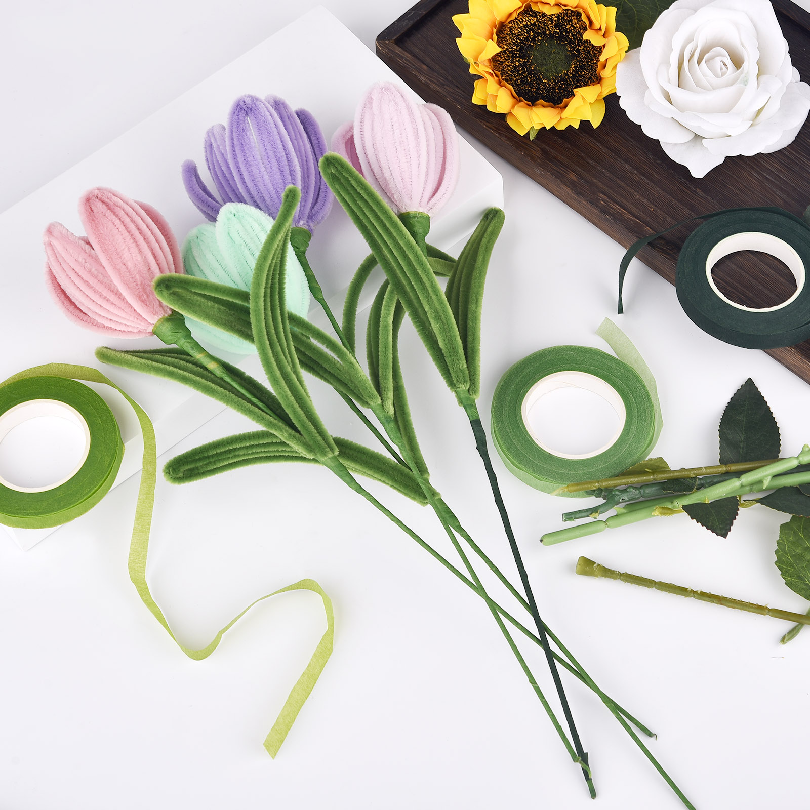 Cinta de tallo Floral de 30 ya - Anda Florist Supply reseña y precio